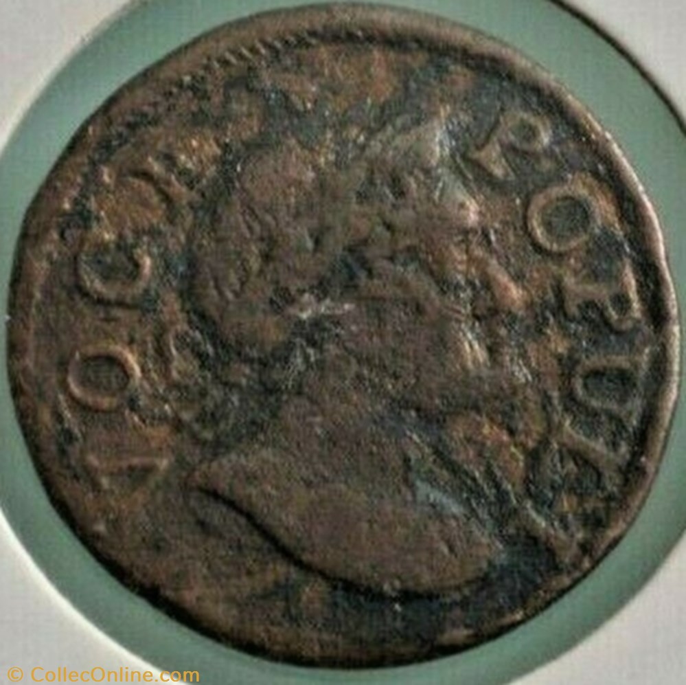 1760 Half Penny, Hibernia - Voce Populi Token monnaies monde irlande 1760 half penny hibernia voce populi token