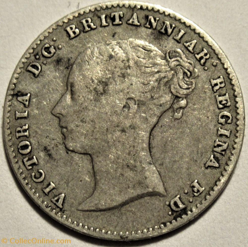 Victoria - 3 Pence 1859 - Kingdom of Great Britain monnaies monde royaume uni victoria 3 pence 1859 kingdom of great britain