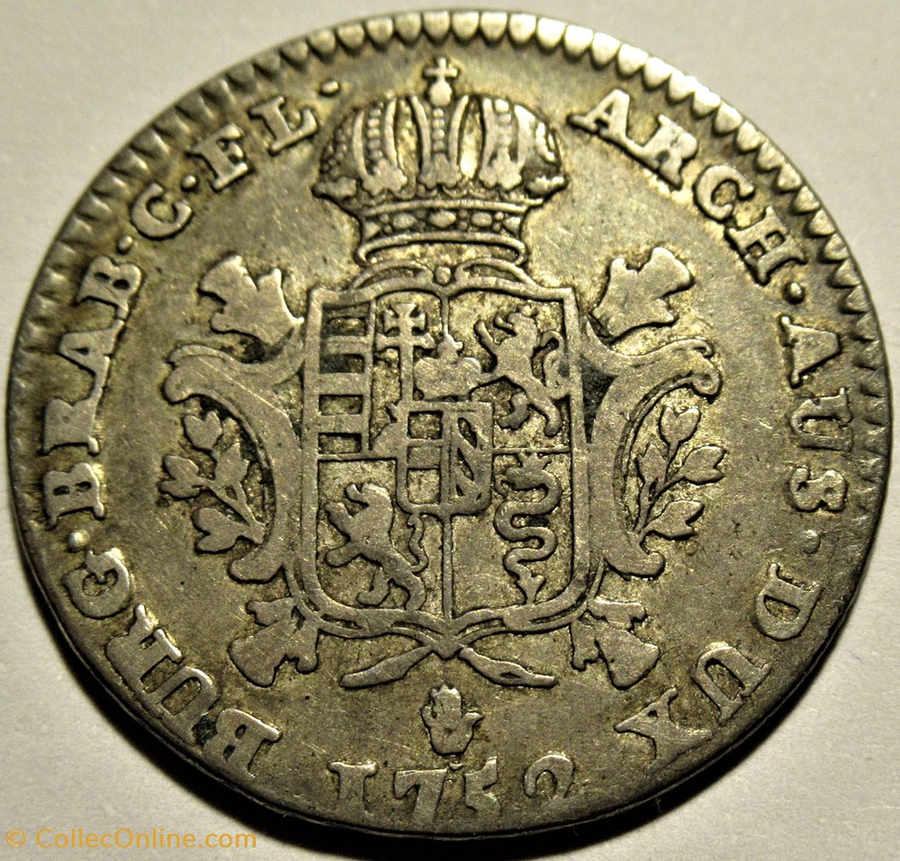 Maria Theresa - 1/4 Ducaton 1752 - Antwerp, Austrian Netherlands 3 monnaies europe medievale pays bas autrichiens maria theresa 1 4 ducaton 1752 antwerp austrian netherlands