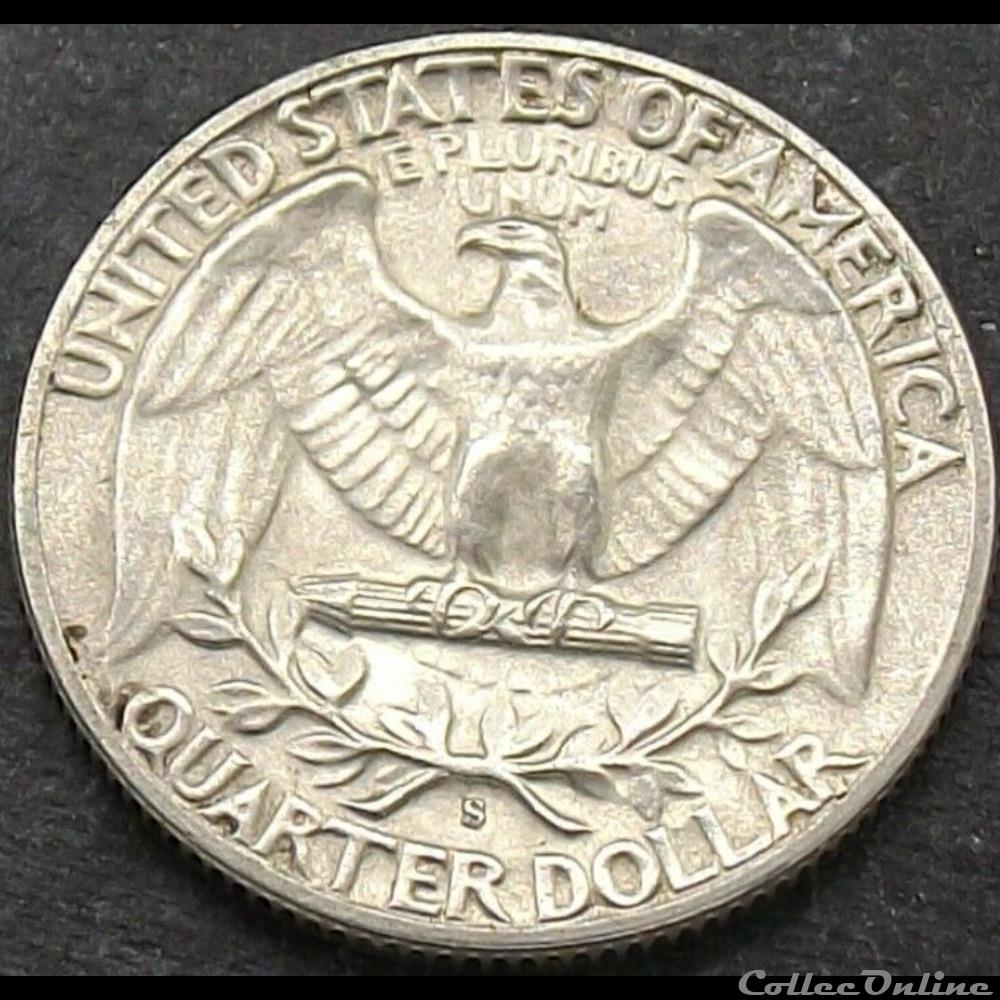 monnaie monde etat uni 1951 san francisco quarter dollar