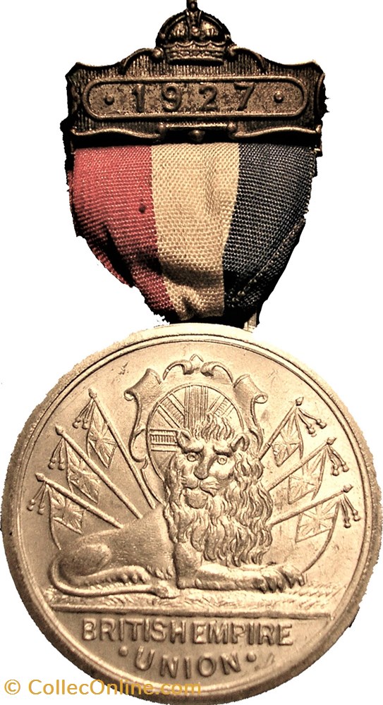 medaille royaume british empire union 1927 empire day medal uk