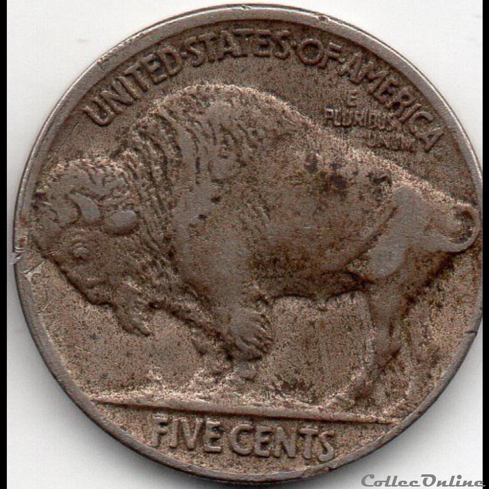 1916 5 Cents (ex.4) monnaie monde etat uni 1916 5 cents ex 4