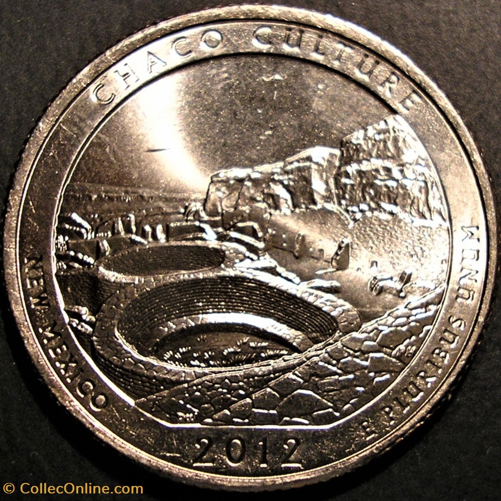 Chaco Culture National 2012 P Quarter Dollar New Mexico