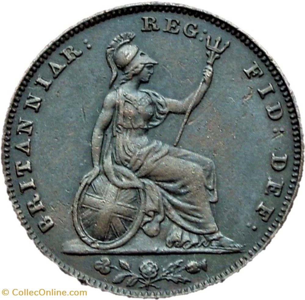 Victoria - One Farthing 1853 - Kingdom of Great Britain (ex.2) monnaies monde royaume uni victoria one farthing 1853 kingdom of great britain ex 2