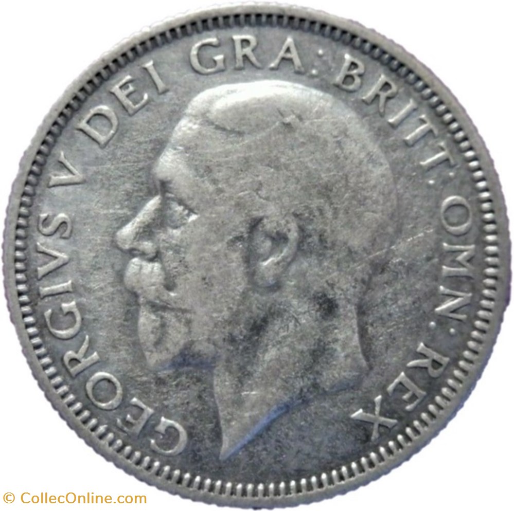 George V - One Shilling 1929 - Great Britain 2 monnaies monde royaume uni george v one shilling 1929 great britain