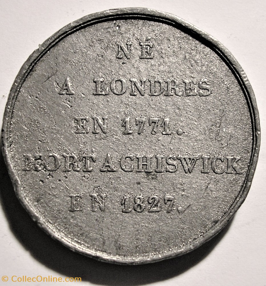 George Canning - Homage Medal 1771-1827 - British Tory statesman / Prime Minister 3 medaille royaume uni george canning homage medal 1771 1827 british tory statesman prime minister