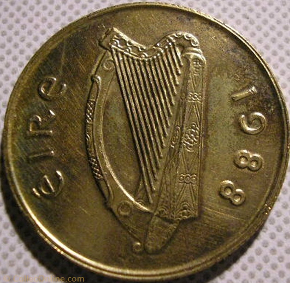 20 Pence 1988 monnaie monde irlande 20 pence 1988