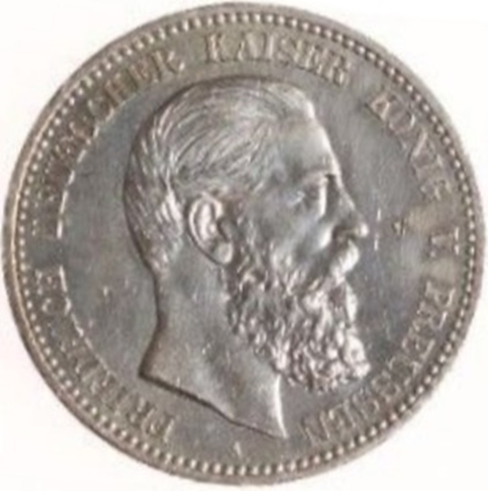 Friedrich III - 5 Mark 1888 Berlin monnaies monde allemagne friedrich iii 5 mark 1888 berlin