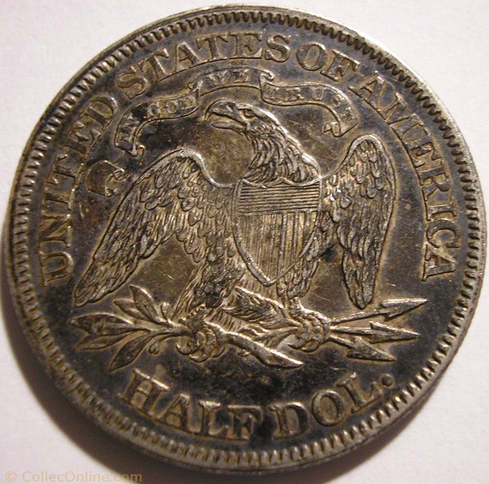 1866 Half Dollar 2 monnaies monde etats unis 1866 half dollar