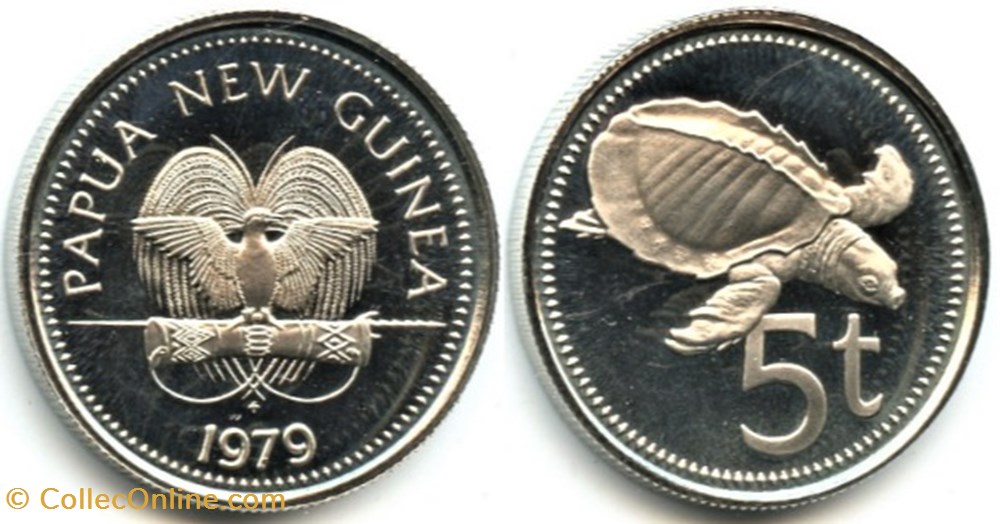 Papua New Guinea - 5 Toea 1979 monnaies monde papouasie nouvelle guinee papua new guinea 5 toea 1979