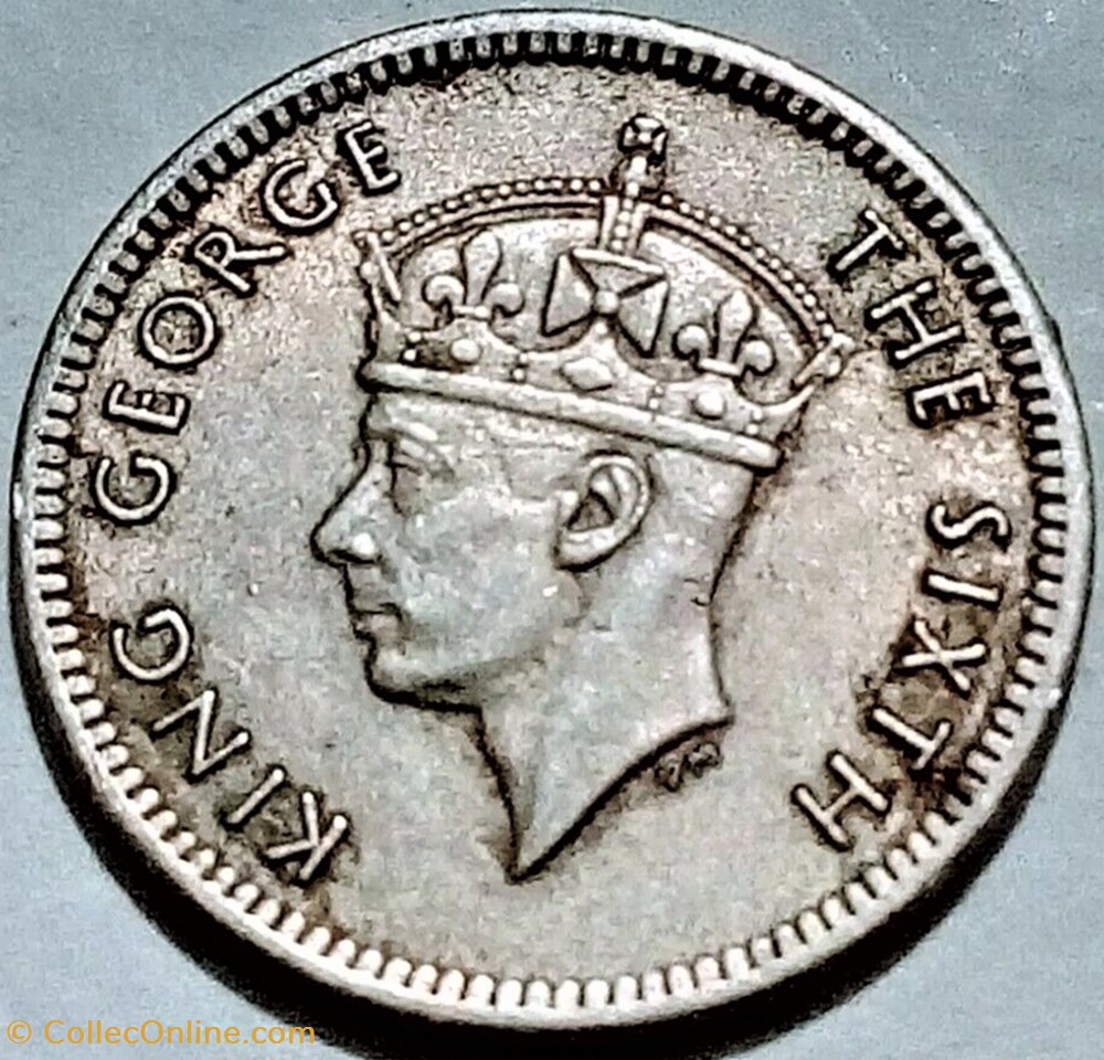 George VI - Three Pence 1952 - Southern Rhodesia - Coins - World