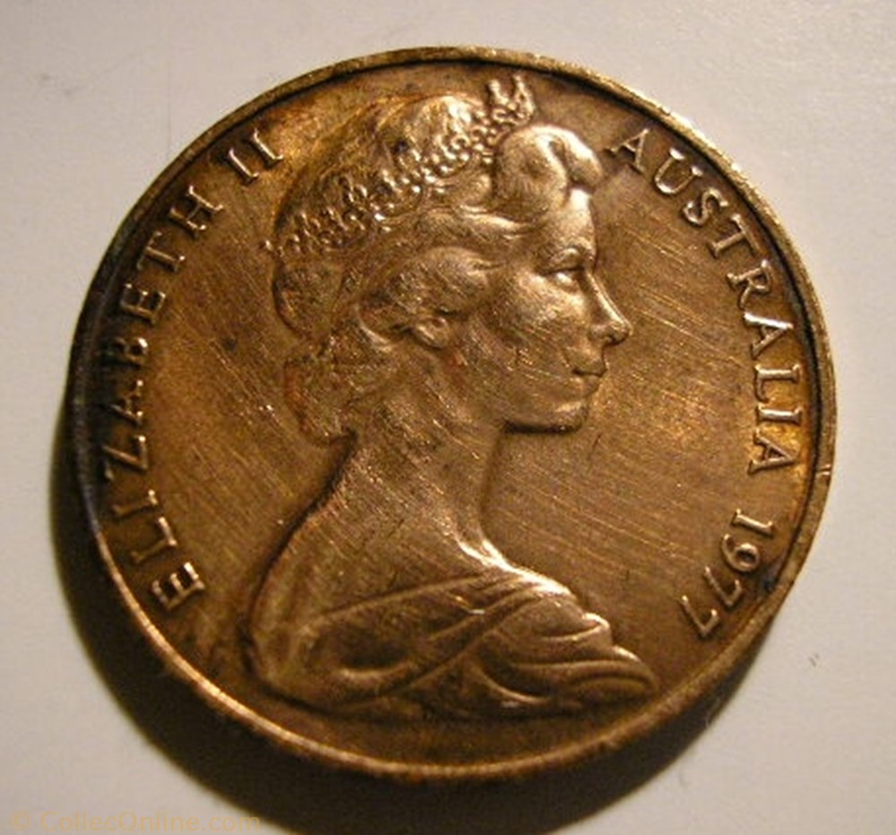 Elizabeth II - 2 Cents 1977 - Australia monnaie monde australie elizabeth ii 2 cents 1977 australia