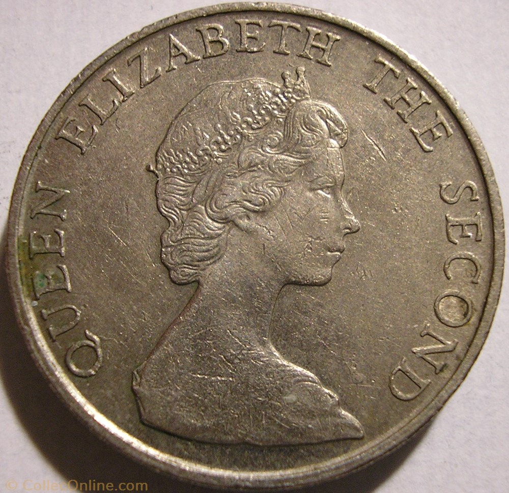 Elizabeth II - 5 Dollars 1981 - Hong Kong monnaie monde elizabeth ii 5 dollars 1981 hong kong