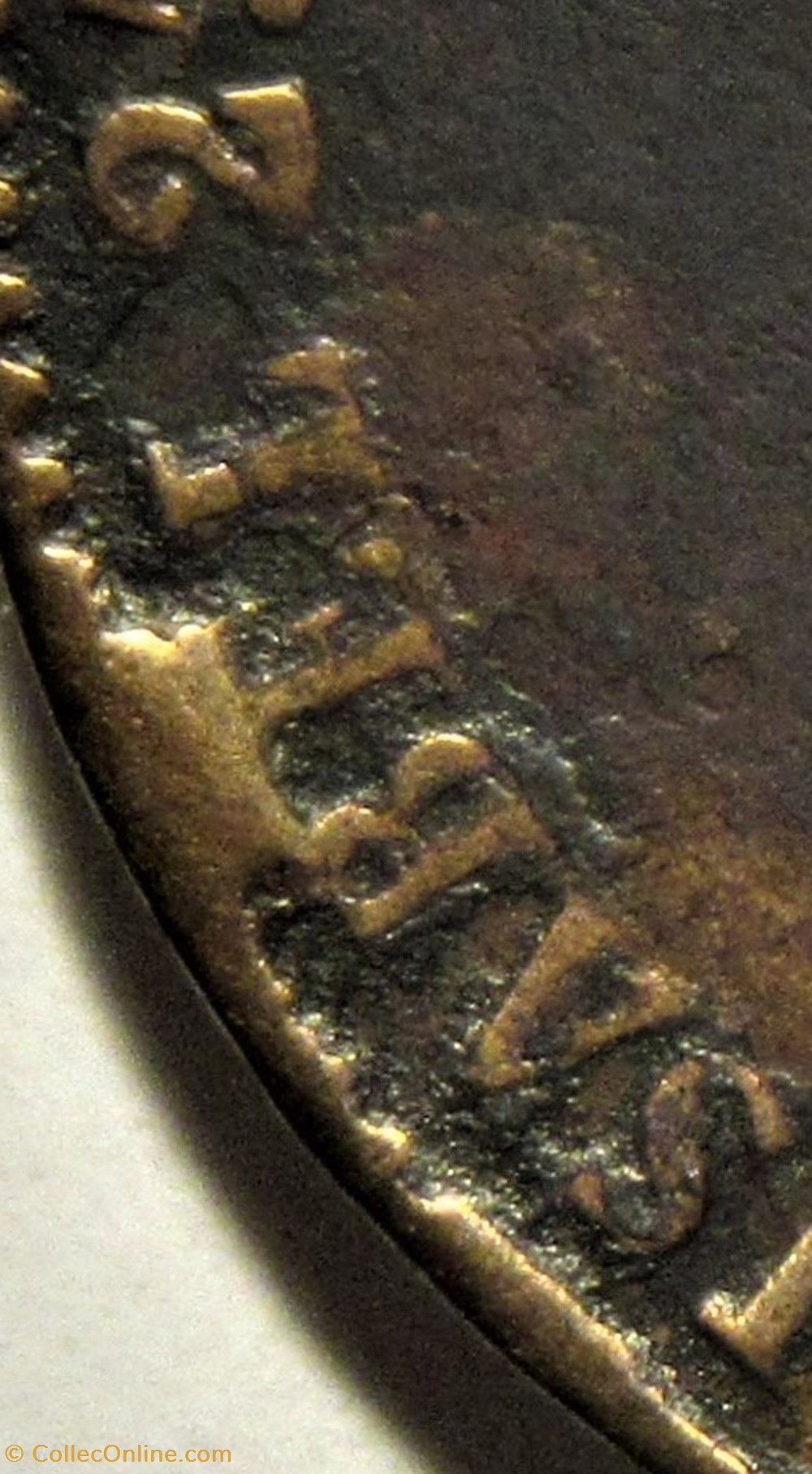 1863 Segovia - 25 Centimos - Isabel II España - Error 4 monnaies monde espagne 1863 segovia 25 centimos isabel ii espana error