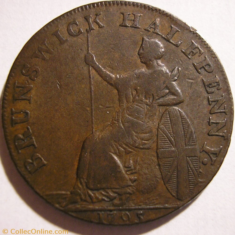 1795 HalfPenny - J. Kilvington - Middlesex monnaie monde royaume uni 1795 halfpenny j kilvington middlesex