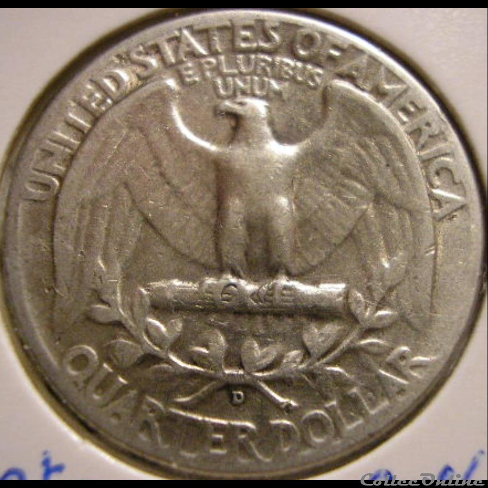 1951 Denver Quarter Dollar monnaie monde etat uni 1951 denver quarter dollar