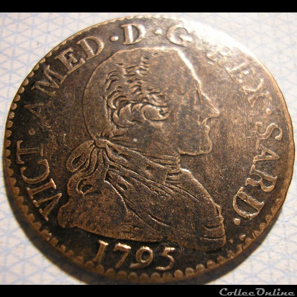 monnaie monde italie 1795 royaume de sardaigne 20 soldi victor amedee iii de savoie