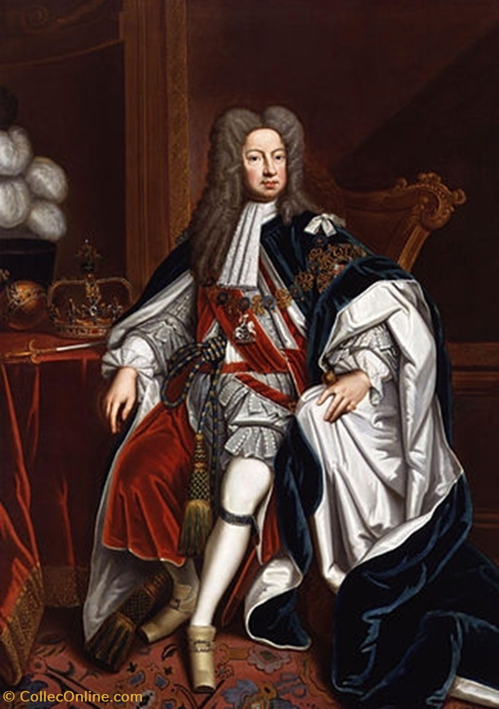 George Ist, House of Hanover (1714-1727) - Bookmark monnaies europe medievale royaume d angleterre george ist house of hanover 1714 1727 bookmark