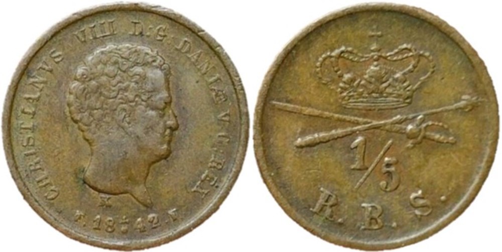 monnaies monde danemark christian viii denmark 1 5 rigsbankskilling 1842