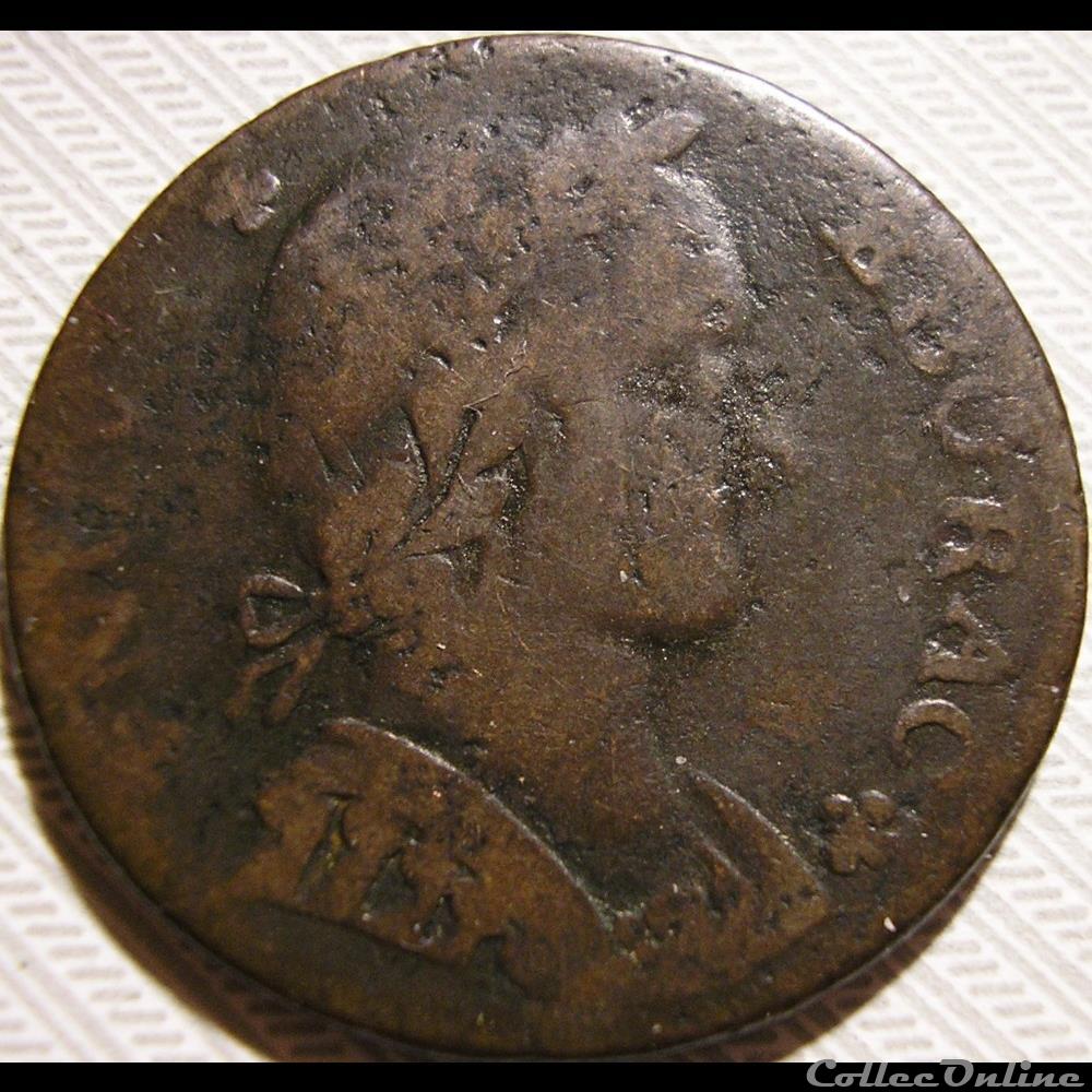 monnaie monde etat uni 1787 nova eborac half penny new york