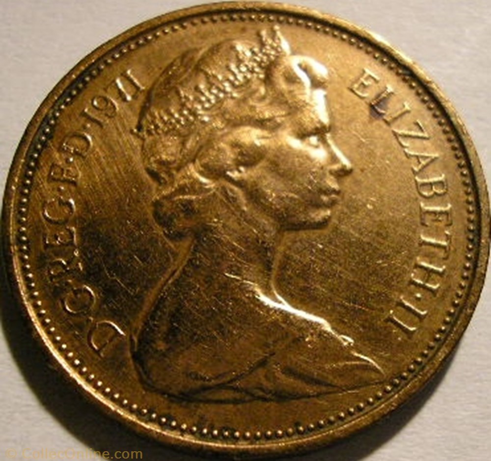 Elizabeth II - 2 New Pence 1971 - UK - Coins - World - United Kingdom