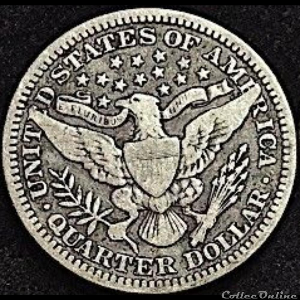 1907 Quarter Dollar monnaie monde etat uni 1907 quarter dollar