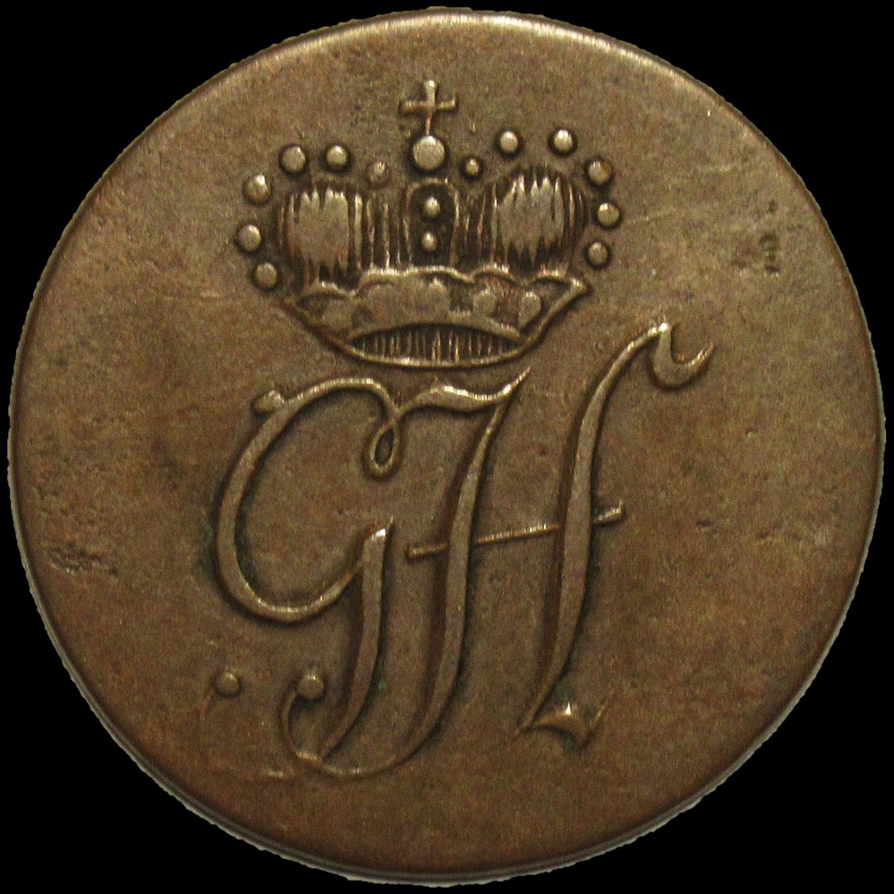 Georg II Heinrich - 1 Pfenning 1817 - Principality of Waldeck-Pyrmont medailles allemagne etats allemands georg ii heinrich 1 pfenning 1817 principality of waldeck pyrmont