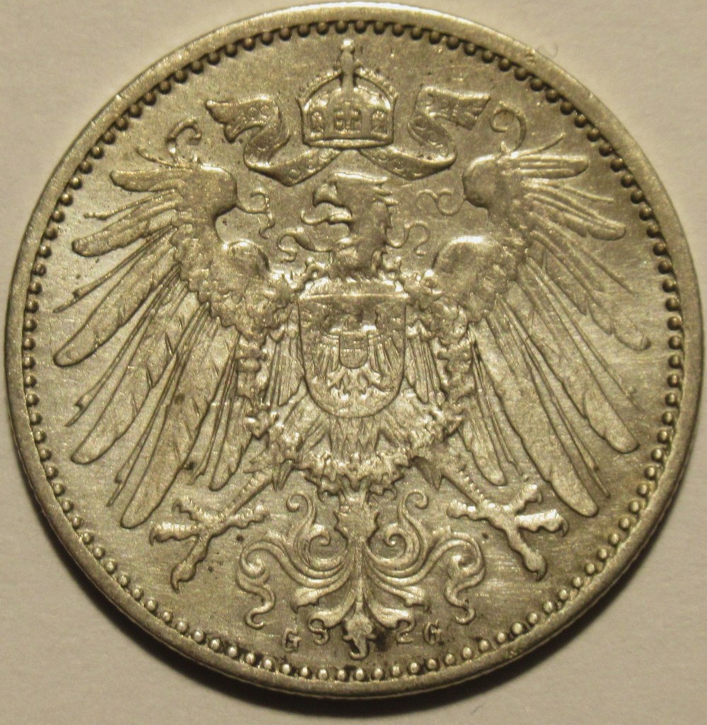 monnaies monde allemagne wilhelm ii 1 mark 1901 karlsruhe german empire