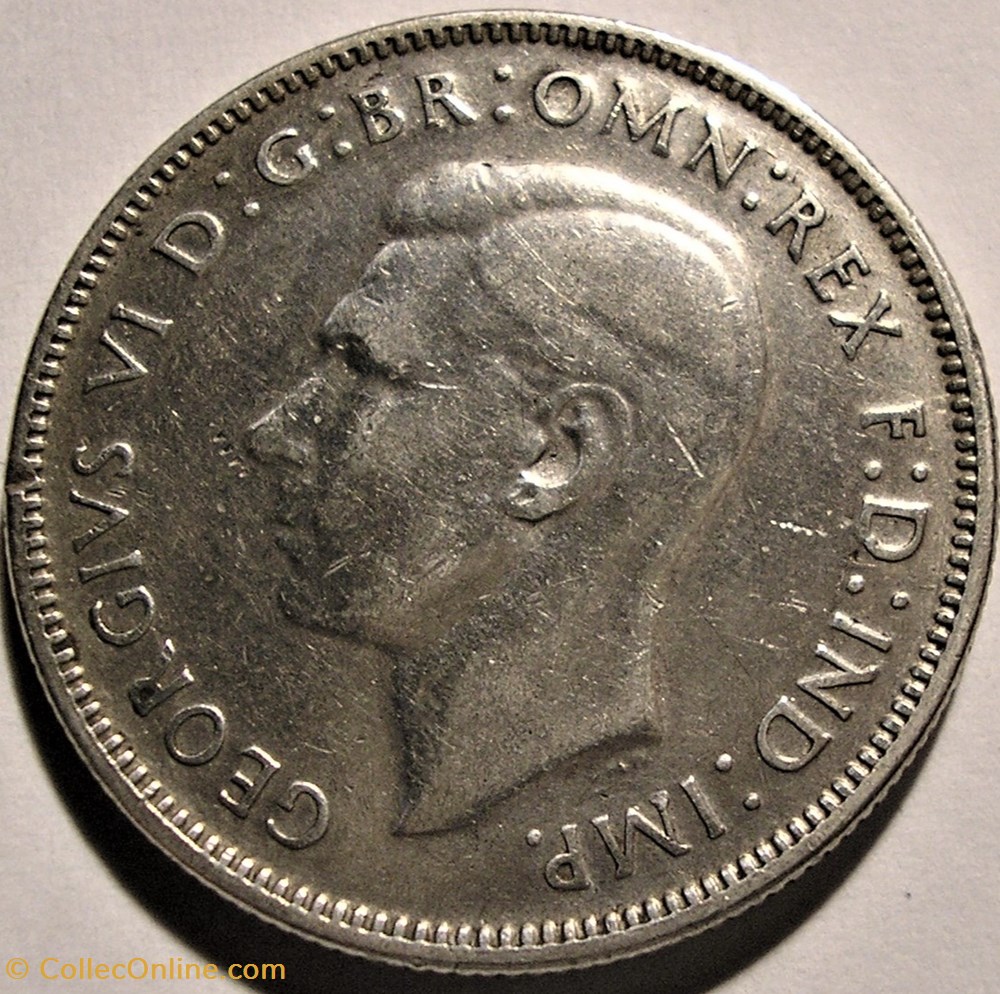 George VI - One Florin 1942 - Australia (ex.2) monnaie monde australie george vi one florin 1942 australia ex 2