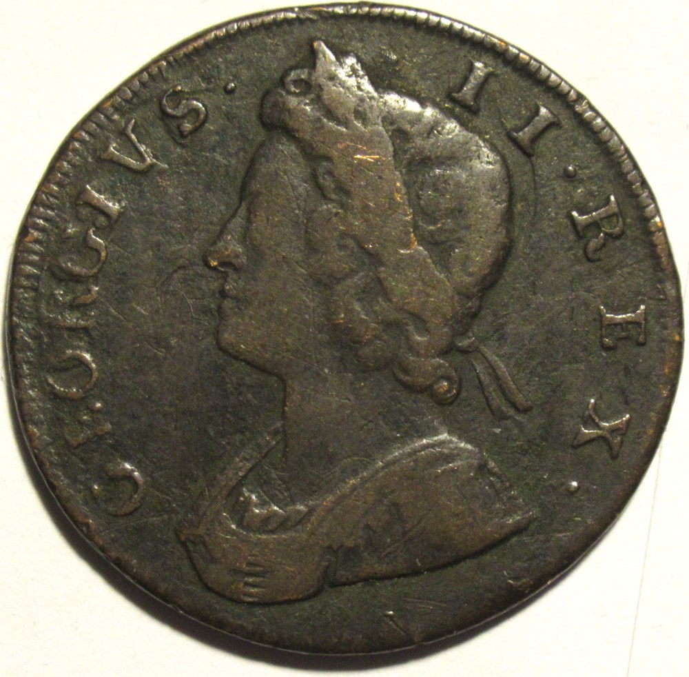 George II - Half Penny 1732 Great Britain monnaies monde royaume uni george ii half penny 1732 great britain