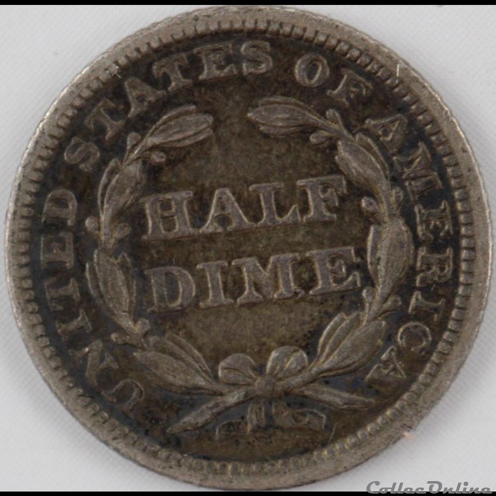 1850 Half Dime monnaies monde etats unis 1850 half dime