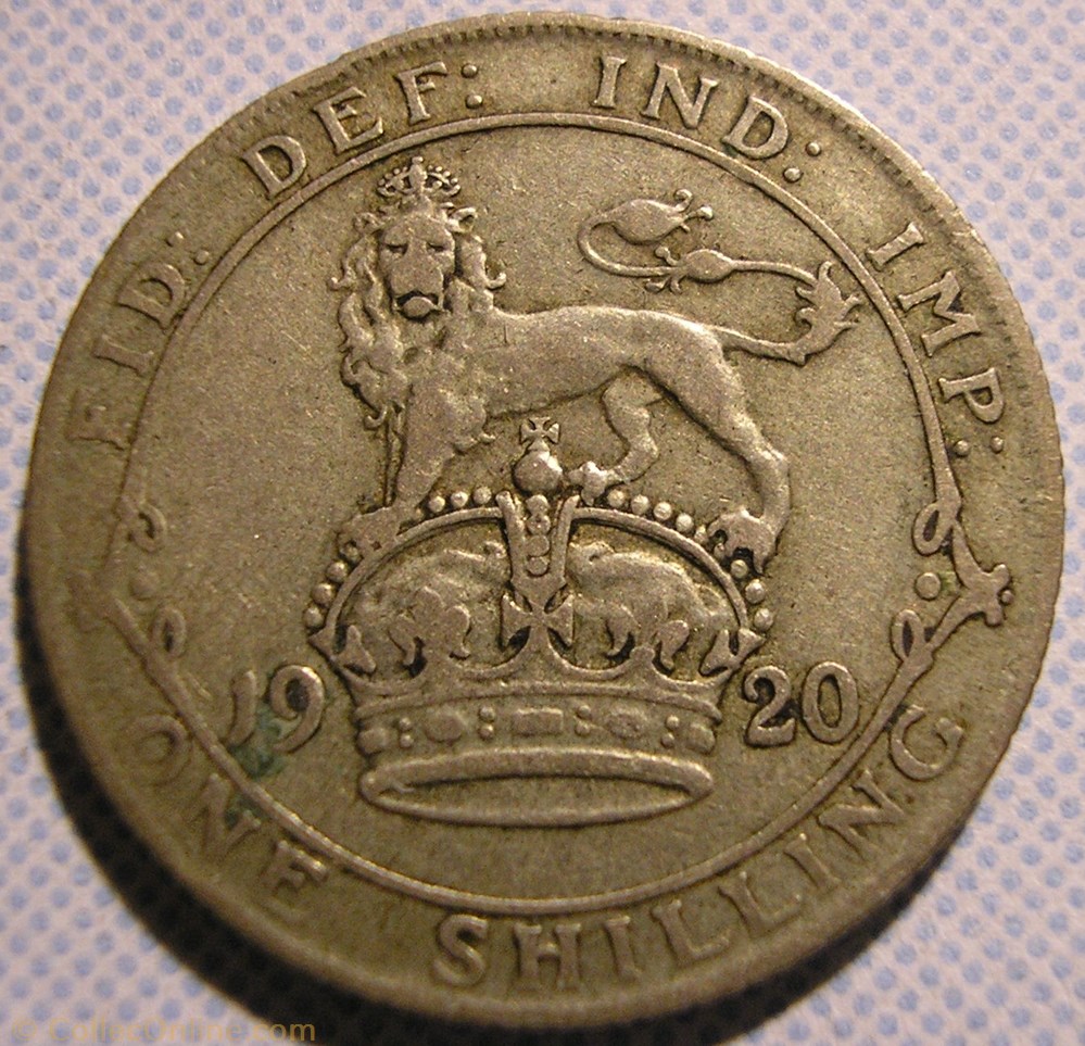 George V - One Shilling 1920 - Great Britain monnaies monde royaume uni george v one shilling 1920 great britain