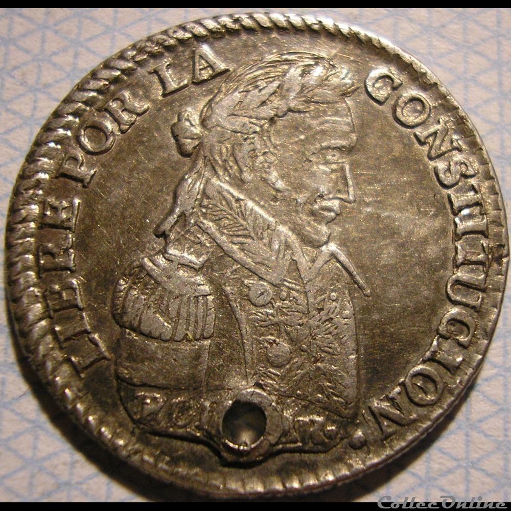 1830 Potosi - 1 Sol monnaie monde bolivie 1830 potosi 1 sol
