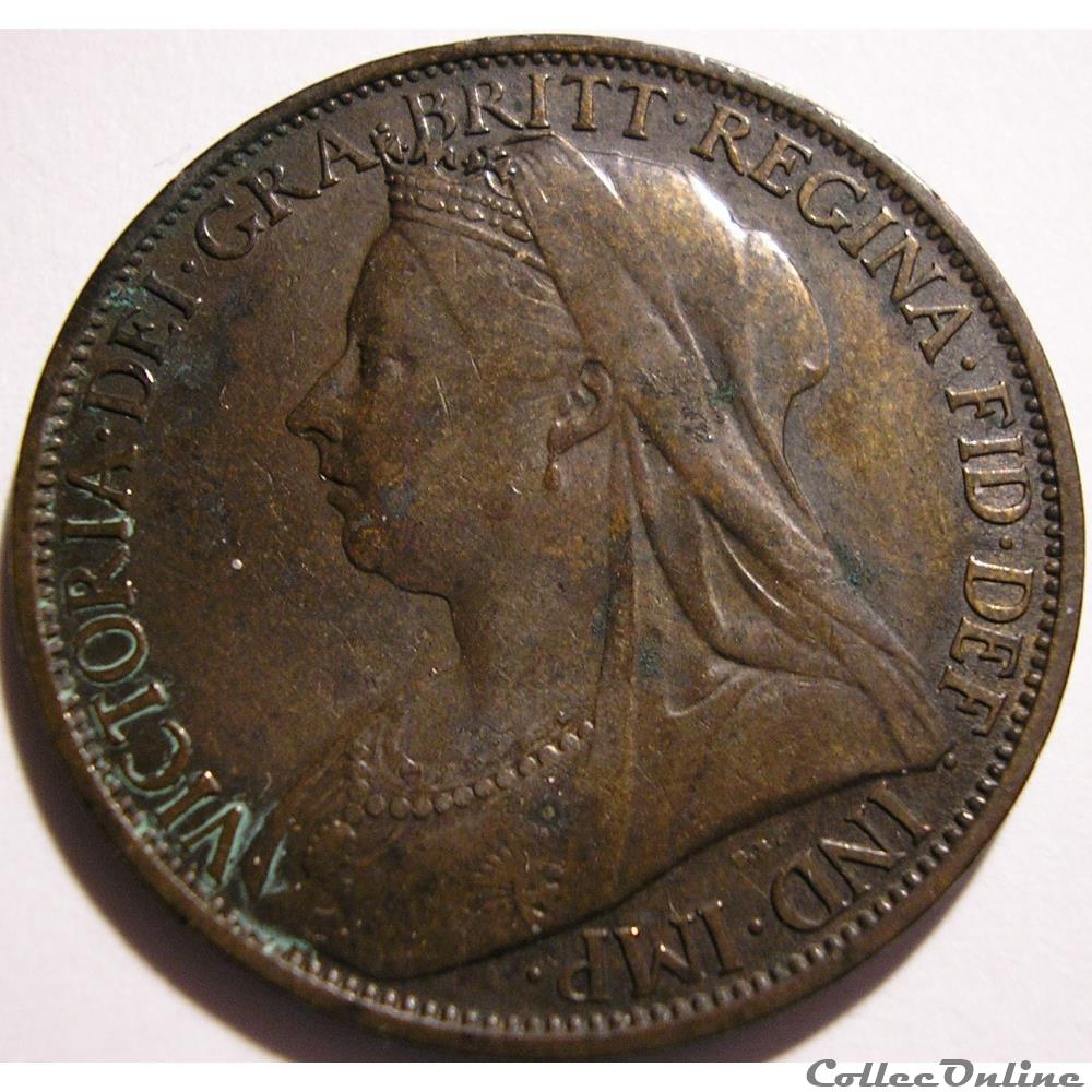 Victoria - One Penny 1899 - Kingdom of Great Britain monnaie monde royaume uni victoria one penny 1899 kingdom of great britain