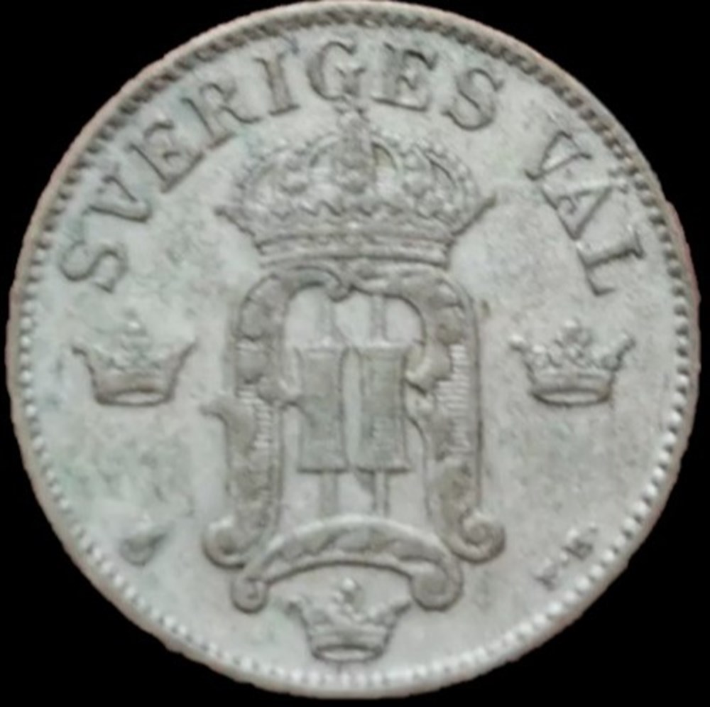 Sweden - Oskar II - 10 Öre 1907 monnaies monde suede sweden oskar ii 10 ore 1907