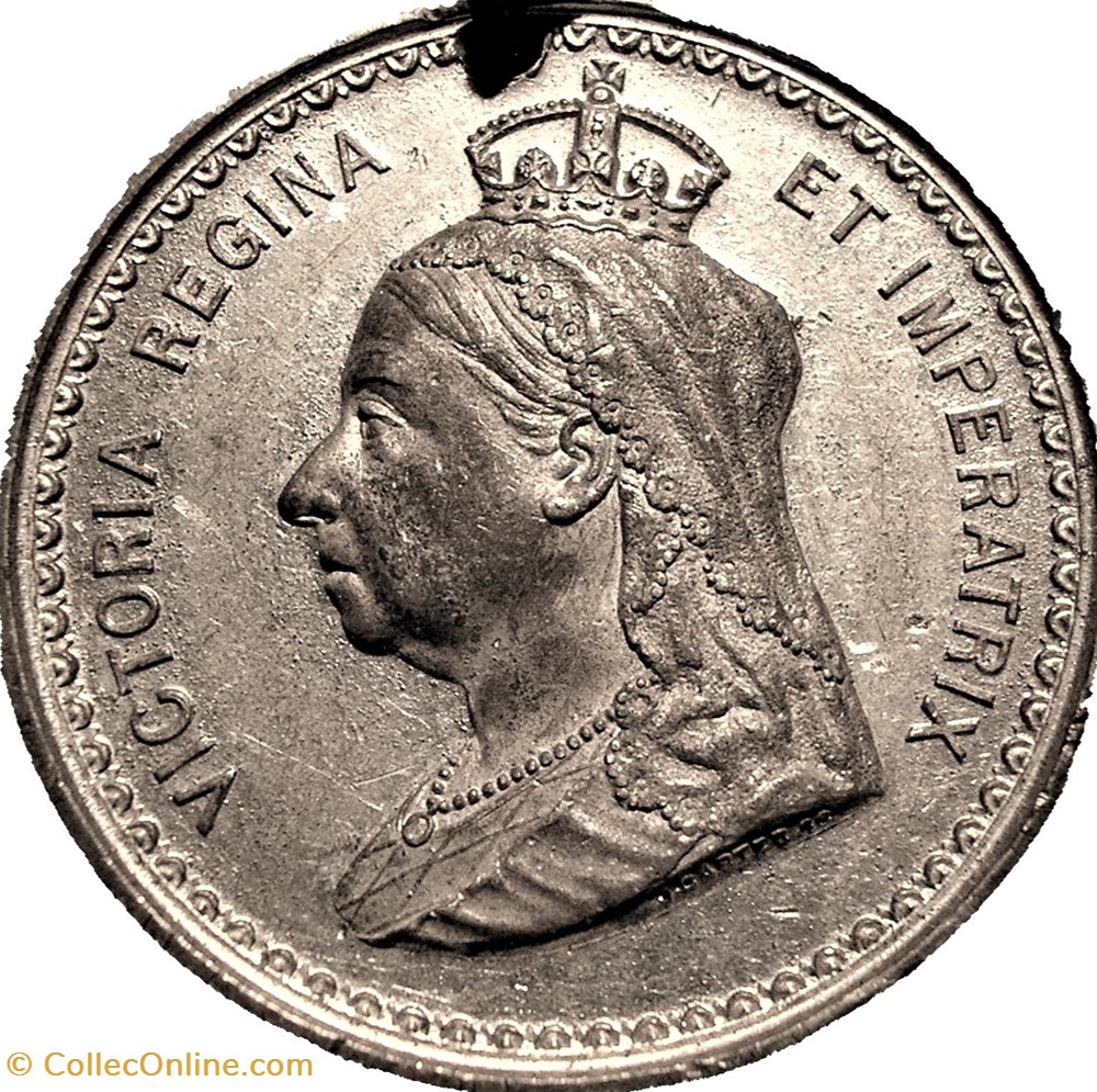 Victoria - 1897 Diamond Jubilee Medal, Coventry, England 2 medaille royaume uni victoria 1897 diamond jubilee medal coventry england