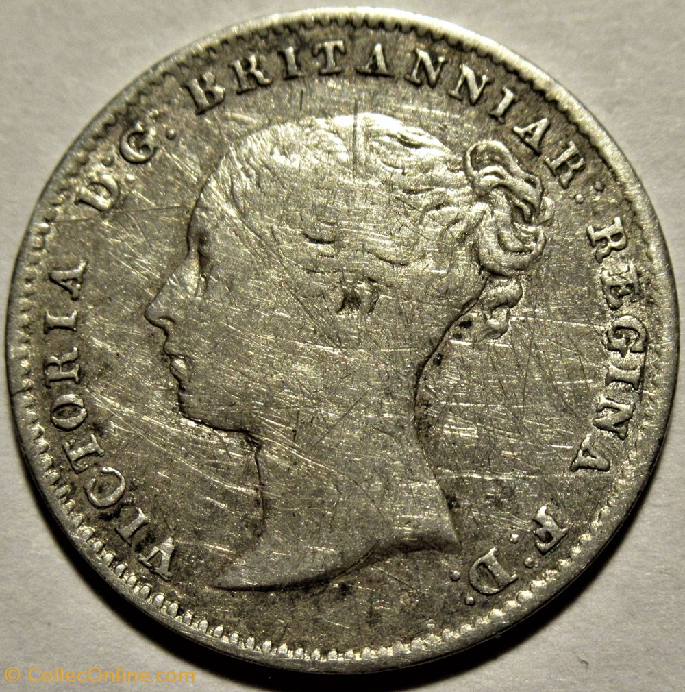monnaies monde royaume uni victoria 3 pence 1861 kingdom of great britain