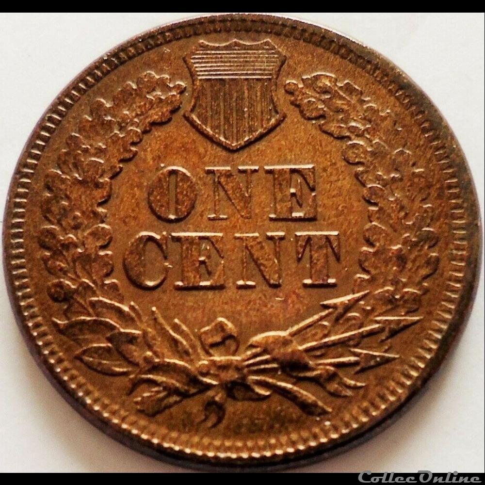 1865 One Cent monnaie monde etat uni 1865 one cent