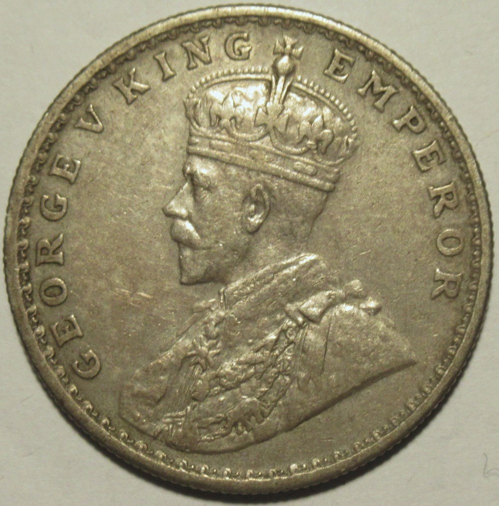 George V - One Rupee 1914 Bombay - British India monnaies colonies britanniques george v one rupee 1914 bombay british india