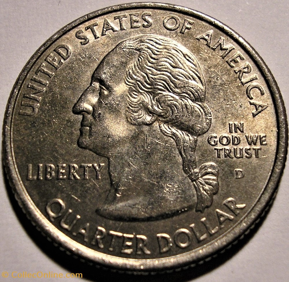 2008 D Quarter Dollar - Oklahoma State (ex.2) monnaie monde etat uni 2008 d quarter dollar oklahoma state ex 2