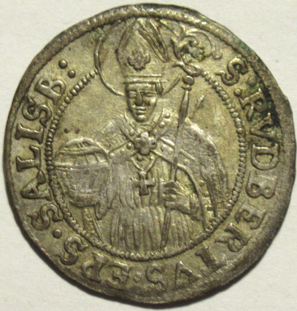 monnaies europe medievale eveche de salzbourg max gandolf von kuenburg 3 kreuzer 1680 bishopric of salzburg