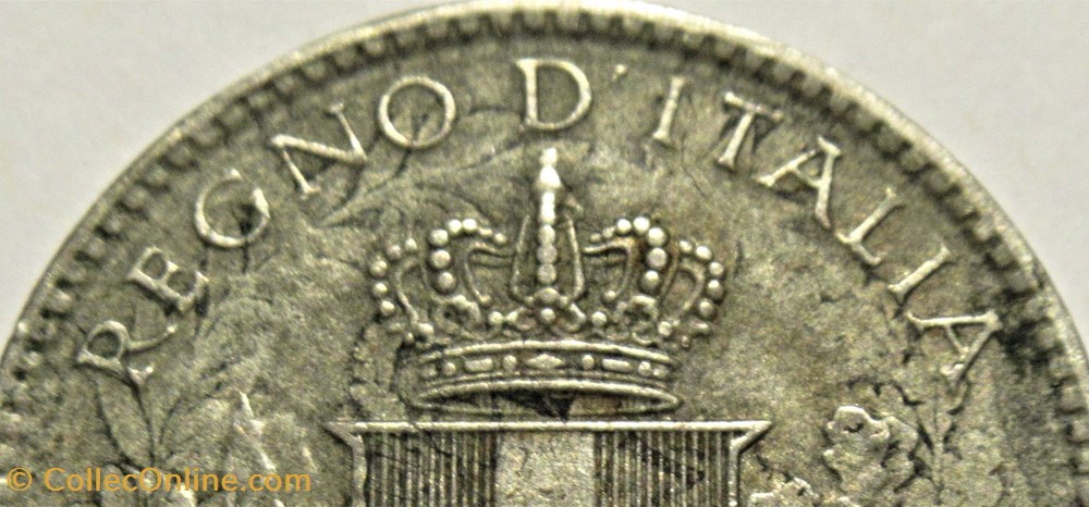 monnaies monde italie 1918 regno italia 20 centesimi roma vittorio emanuele iii overstrike