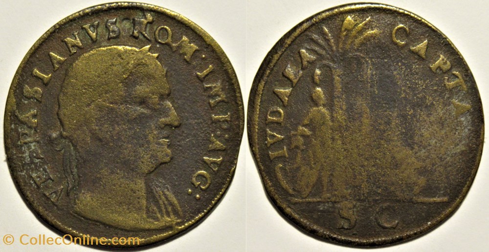Vespasian - Rechenpfennig "Judae Capta", ca.1630 Nuremberg (2 ex.) monnaies paranumismatique jetons poids vespasian rechenpfennig judae capta ca 1630 nuremberg 2 ex