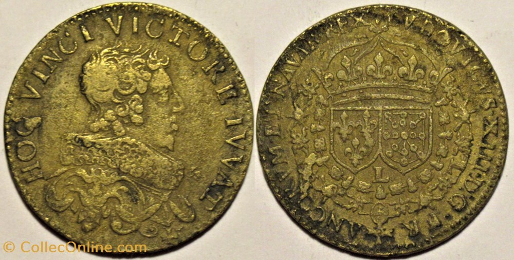 Louis XIII - c.1629, Jeton de compte, "Hoc Vinci Victore Iuvat" (var) monnaies paranumismatique jetons poids louis xiii c 1629 jeton de compte hoc vinci victore iuvat var