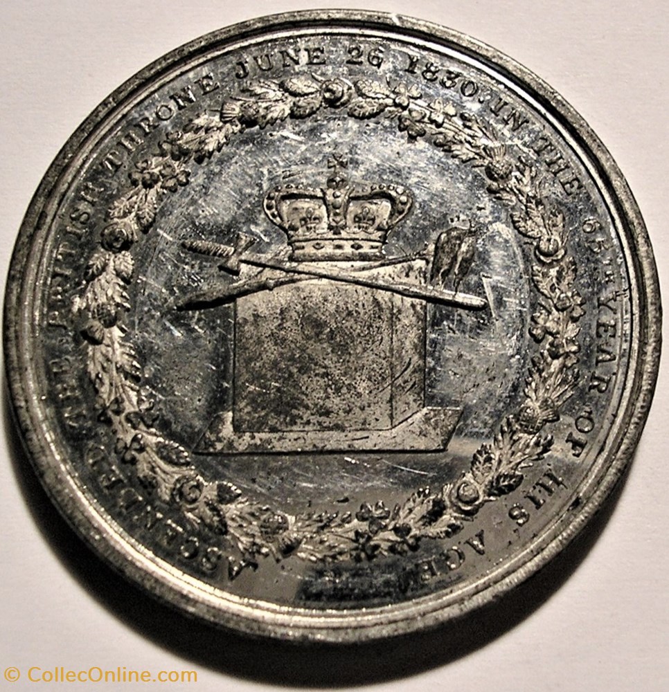 William IV - 1830 Coronation Medal Great Britain 3 medaille royaume uni william iv 1830 coronation medal great britain