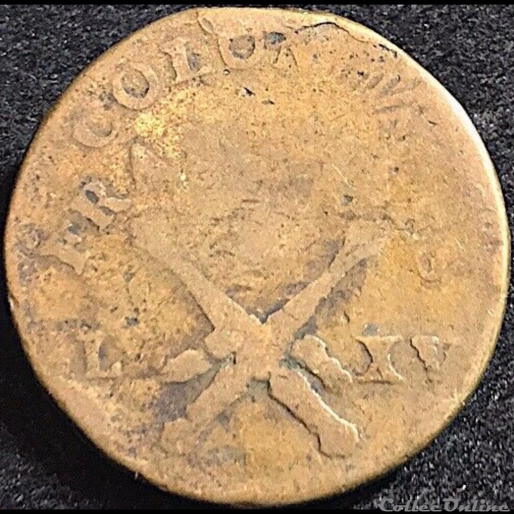 Louis XV - Sol de 12 Deniers 1767 A - Colonies d'Amérique 4 monnaie france colony louis xv sol de 12 deniers 1767 a colonies amerique