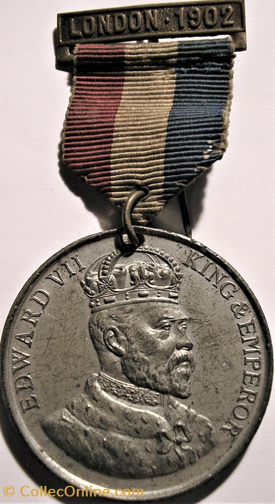 Edward VII - Coronation Medal 1902 - St Pancras, London 4 medaille royaume uni edward vii coronation medal 1902 st pancras london
