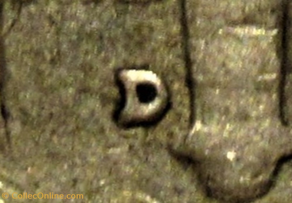 1958 Denver Dime - Repunched Mintmark 3 monnaies monde etats unis 1958 denver dime repunched mintmark