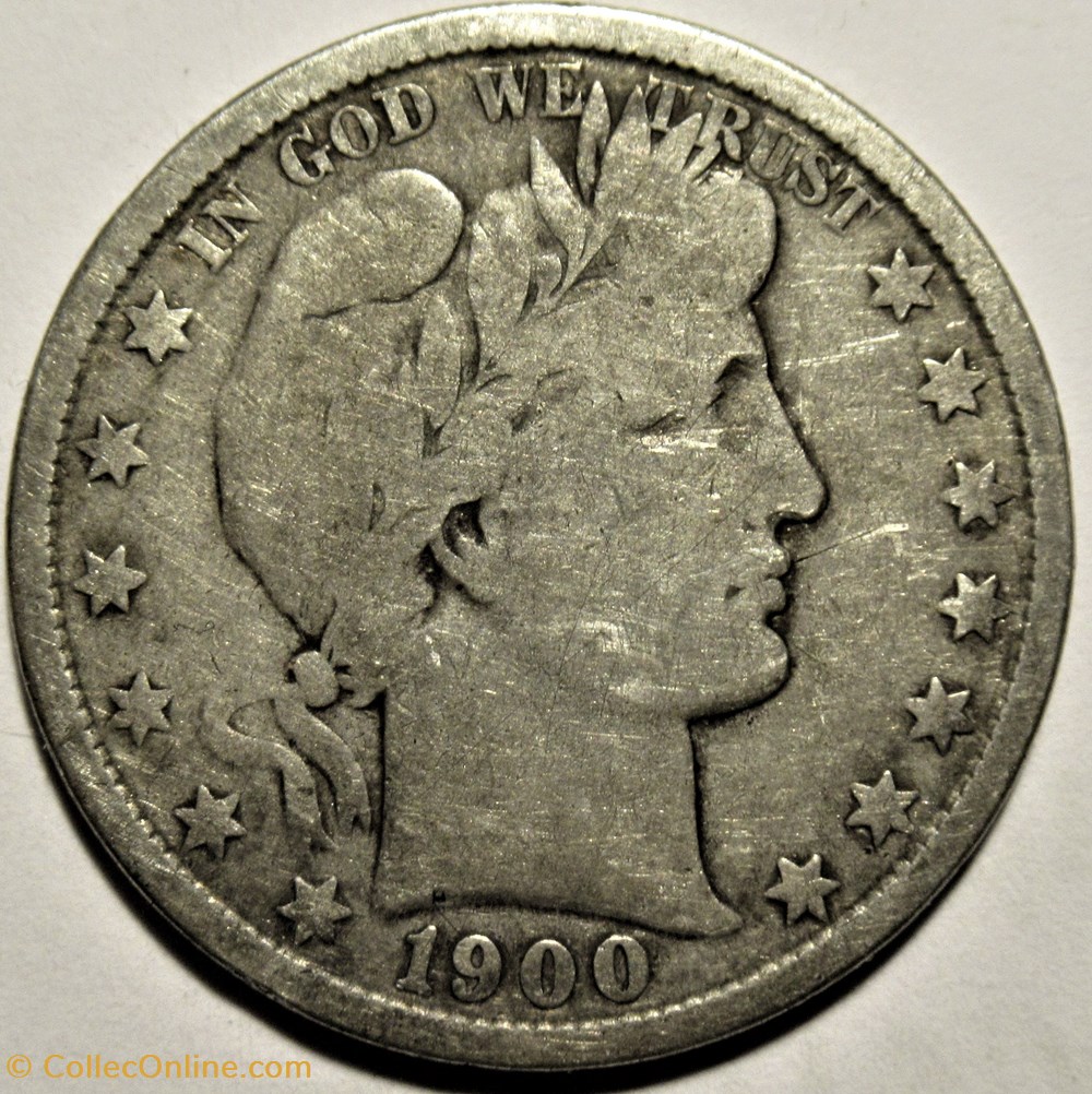 1900 Half Dollar monnaies monde etats unis 1900 half dollar