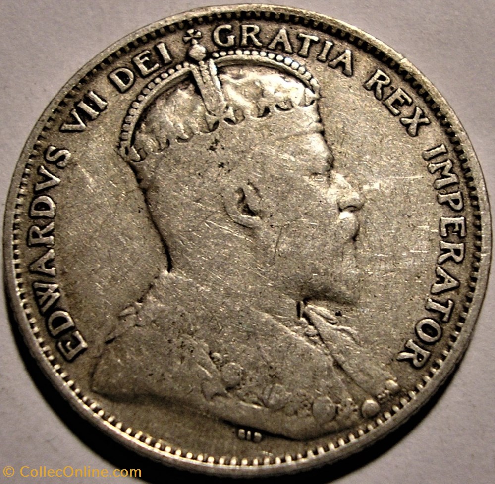 Edward VII - 20 Cents 1904 Heaton - Newfoundland monnaie monde canadum edward vii 20 cents 1904 heaton newfoundland